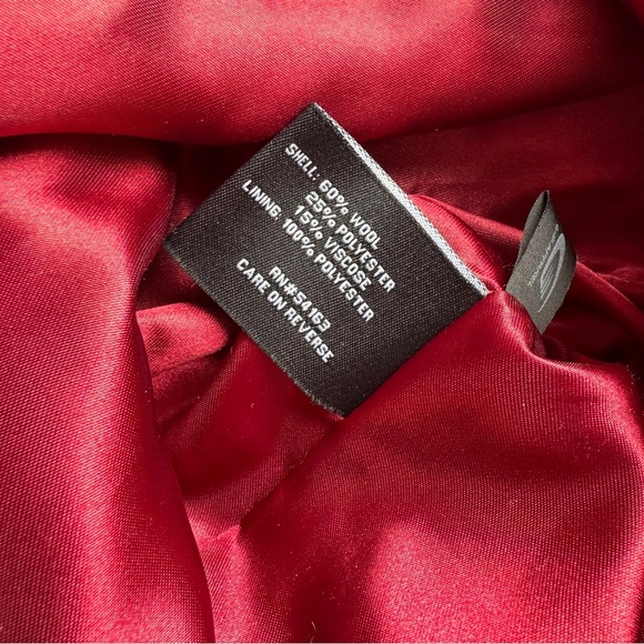 Black Rivet Houndstooth Wool Blend Heavyweight Lined Jacket Coat Women’s XL - Picture 9 of 11